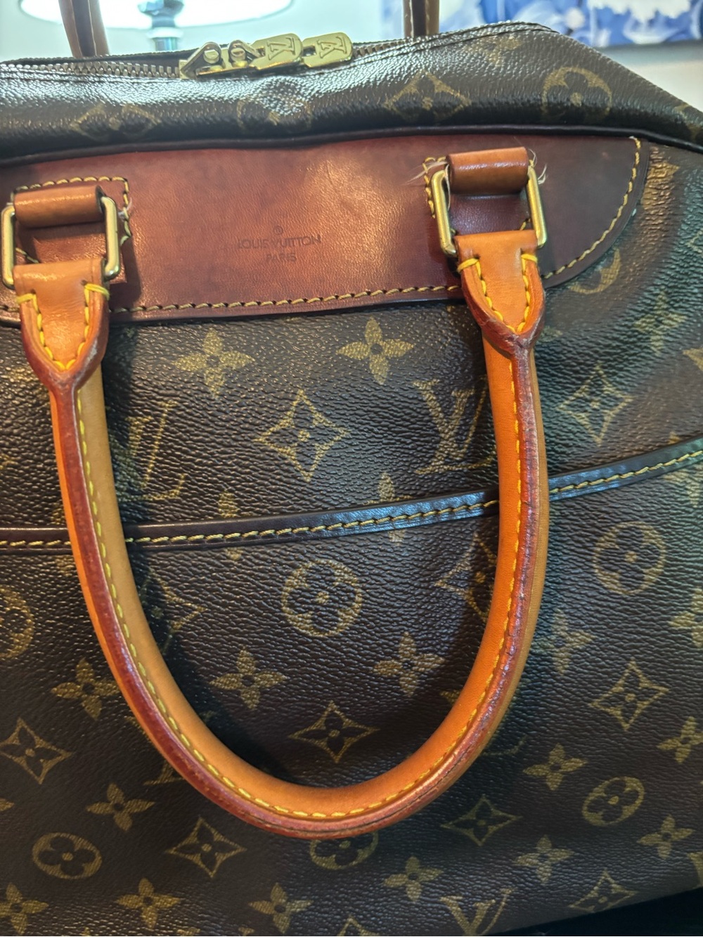 Authentic Louis Vuitton Monogram Deauville Satchel-GUC - Picture 6 of 16
